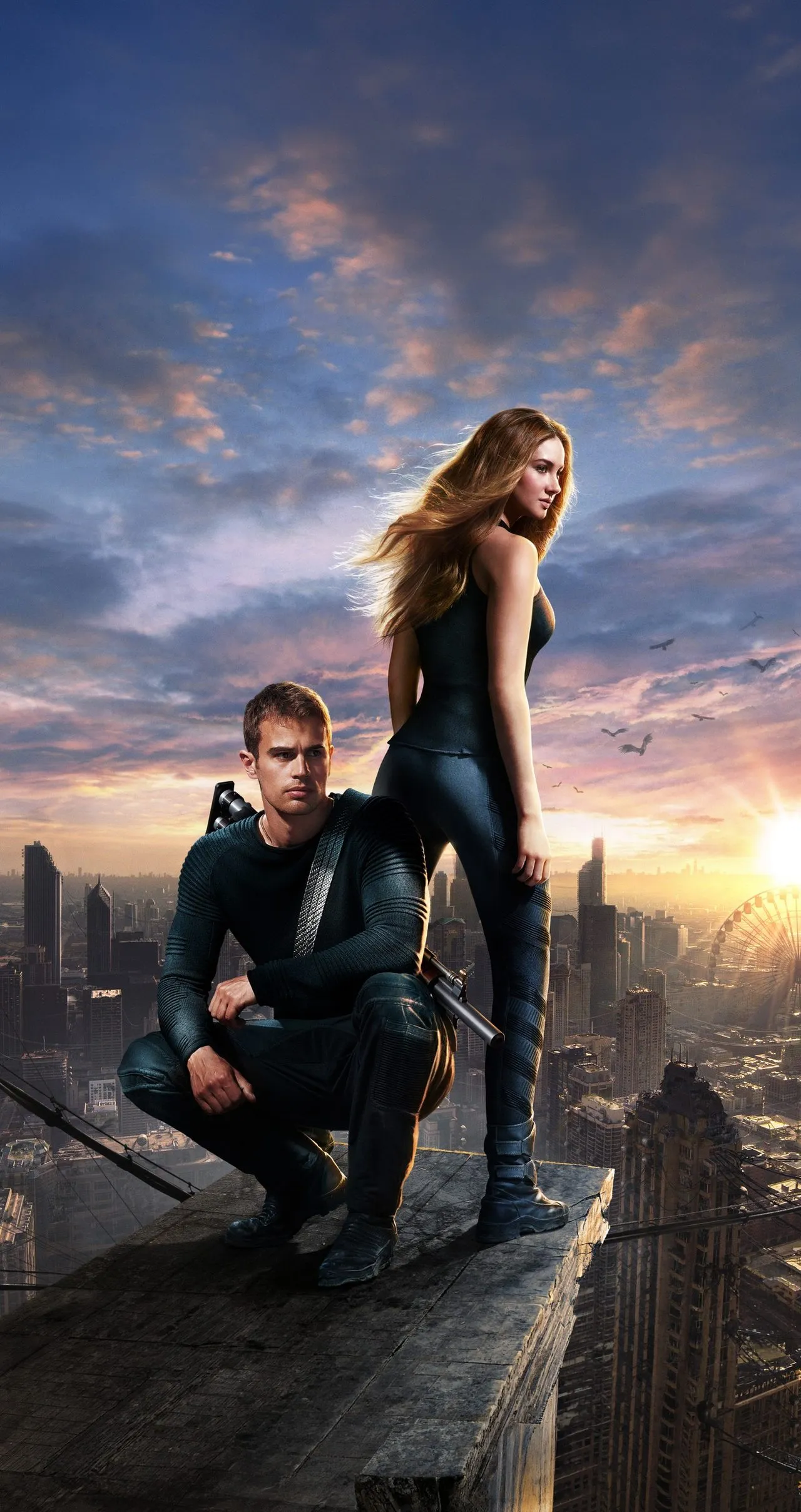 Tris și Four, personajele din filmul Divergent