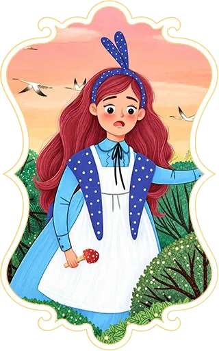 Alice, ilustrație din carte