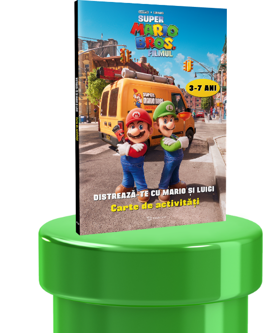 Distrează-te cu Mario și Luigi. Carte de activități