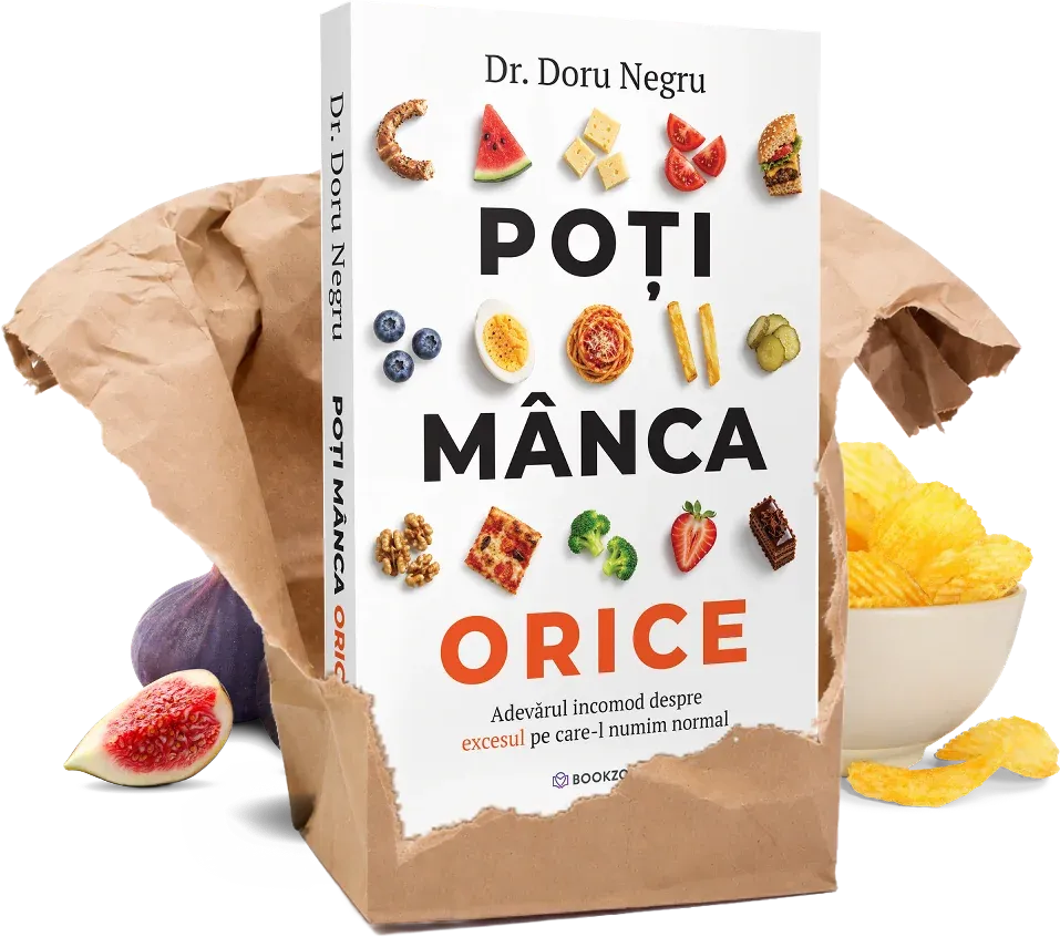 Cartea Poți mânca orice într-o pungă de hârtie, lângă smochine și chipsuri