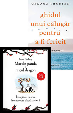 Marele panda si micul dragon + Ghidul unui calugar pentru a fi fericit