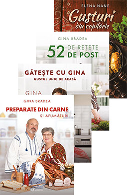 Pachet Gina Bradea - 3 Carti + Gusturi din copilarie