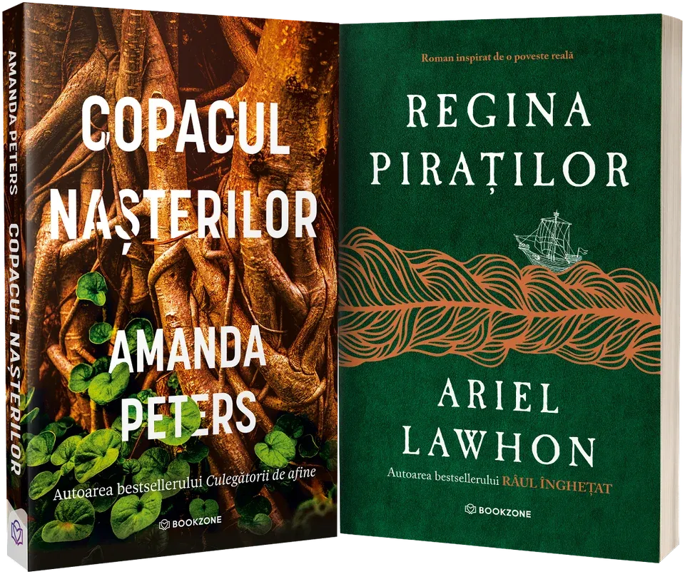 Cărțile Copacul nașterilor de Amanda Peters și Regina piraților de Ariel Lawhon