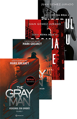 Pachet The gray Man + Regina roșie + Îngerul negru