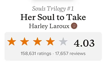 Her Soul to Take — rating Goodreads