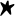 Bullet point star